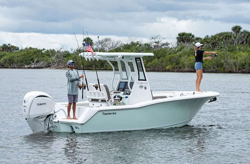 tidewater 232 cc center console fishing boat