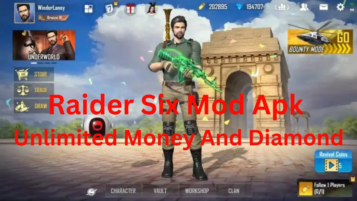 Raider Six Mod Apk Unlimited Money And Diamond