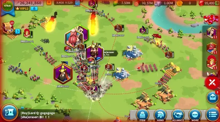 Rise of Kingdoms Mod Apk Unlocked Everything for Android